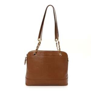 Chanel Caviar Cc Shoulder Bag Brown #230825C13B
